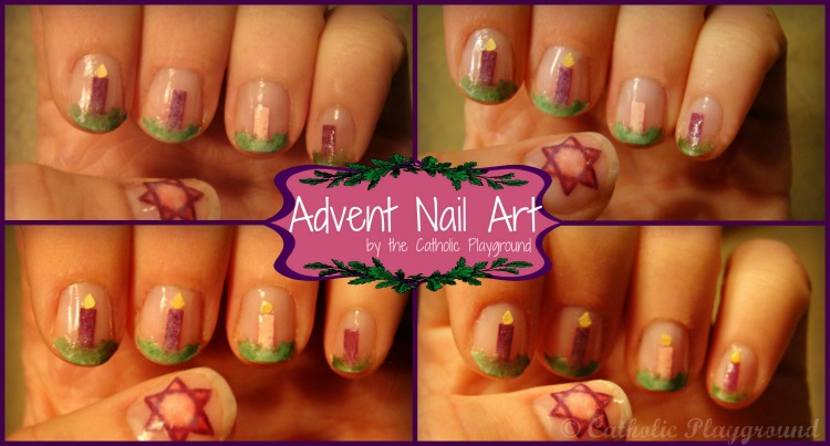 advent nail art