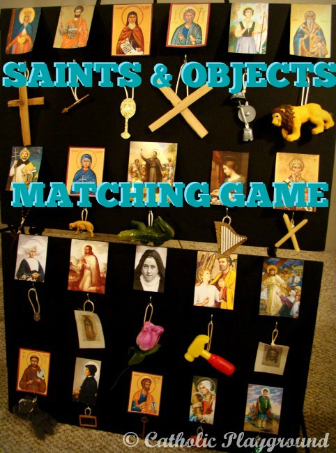 saints and objects matching