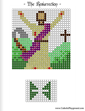 easter perler bead pattern