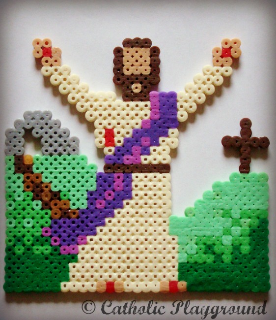 easter hama beads