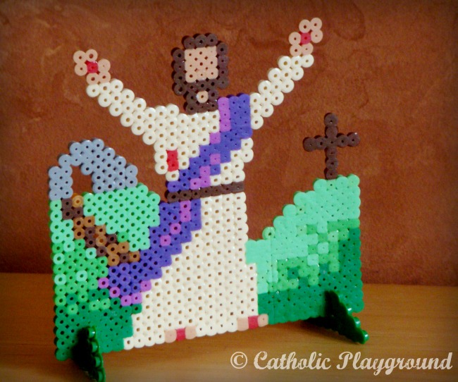 easter hama beads