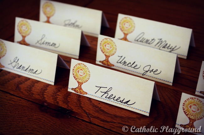 printable first communion cards