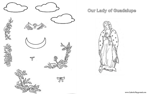 our lady of guadalupe activity sheet