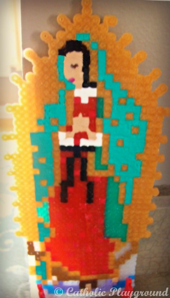 our lady of guadalupe perler
