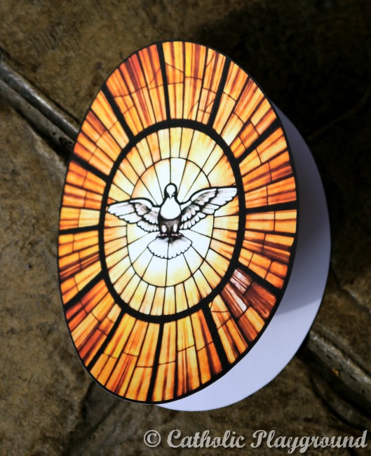 holy spirit greeting card