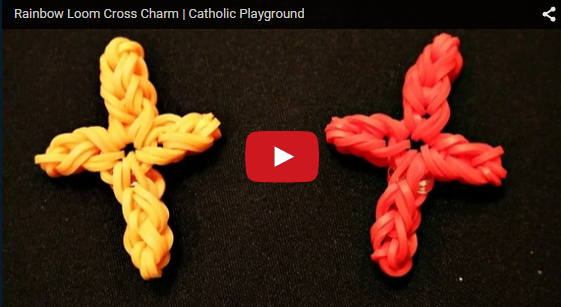 rainbow loom cross video