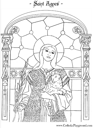 Saints Coloring Pages Catholic Playground