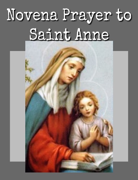 novena prayer to saint anne