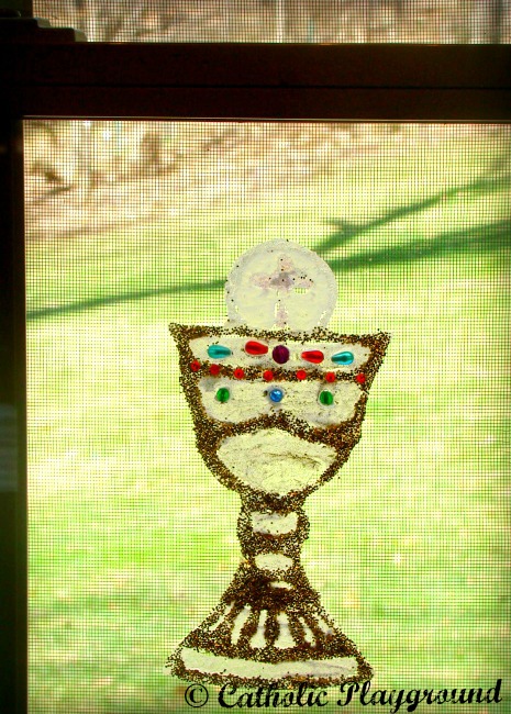 chalice window cling craft