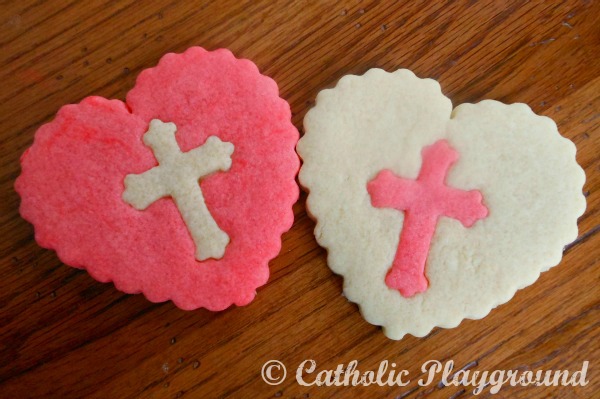 saint valentine cookies
