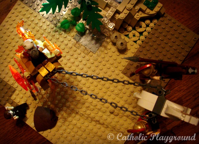 bible scenes in legos