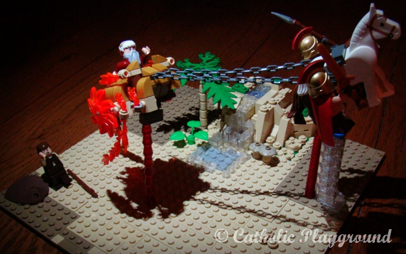 bible scenes in legos