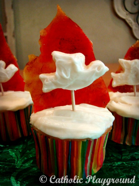 pentecost cupcakes