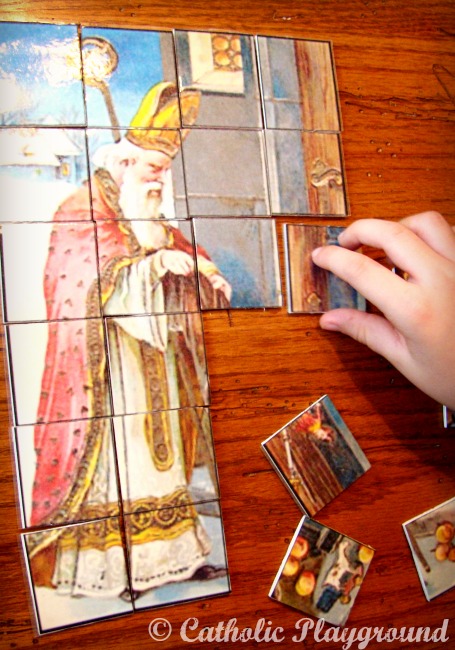 saint nicholas christmas puzzle