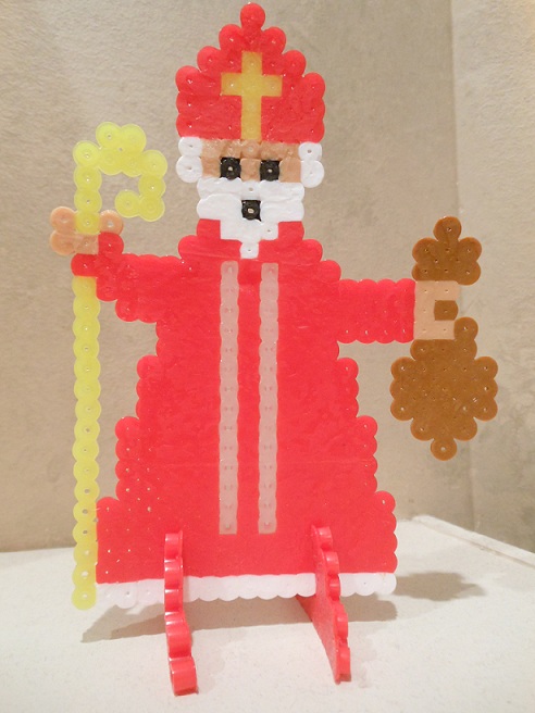 st nicholas perler bead project