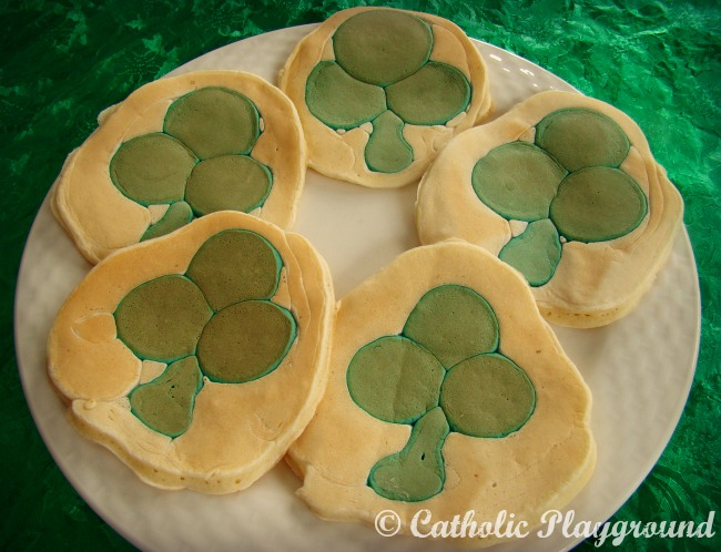 saint patrick's day pancakes