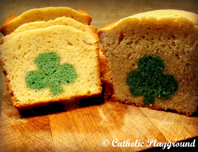 saint patrick's day pound cake