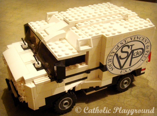 lego saint vincent de paul truck