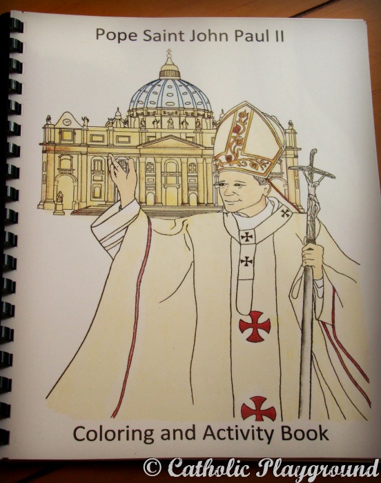 john paul ii coloring book