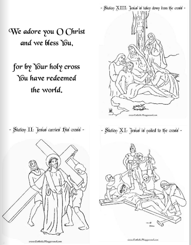 Stations Of The Cross Booklet Catholic Playground
