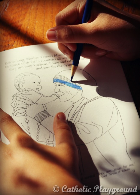 mother teresa coloring book