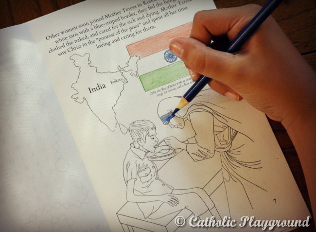 mother teresa coloring book