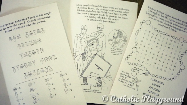 mother teresa coloring book