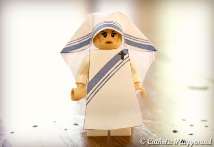 mother teresa minifigure