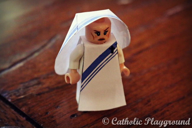 mother teresa minifigure