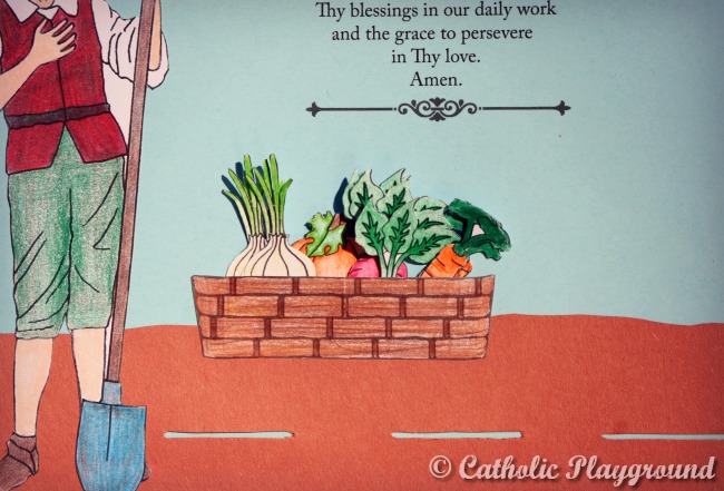 saint isidore garden papercraft