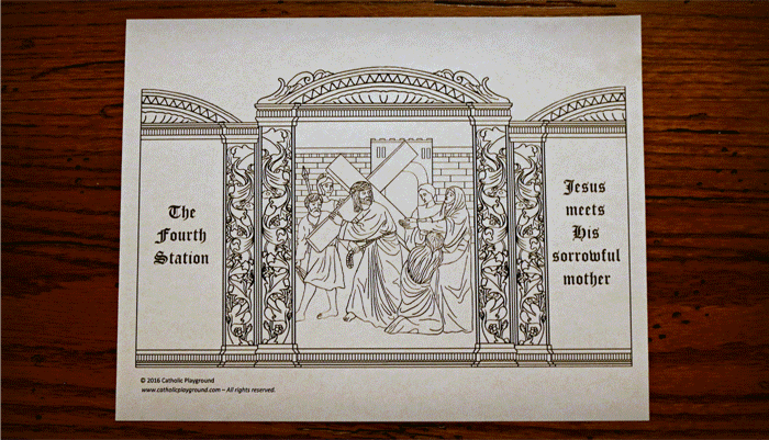 stations of the cross triptychs