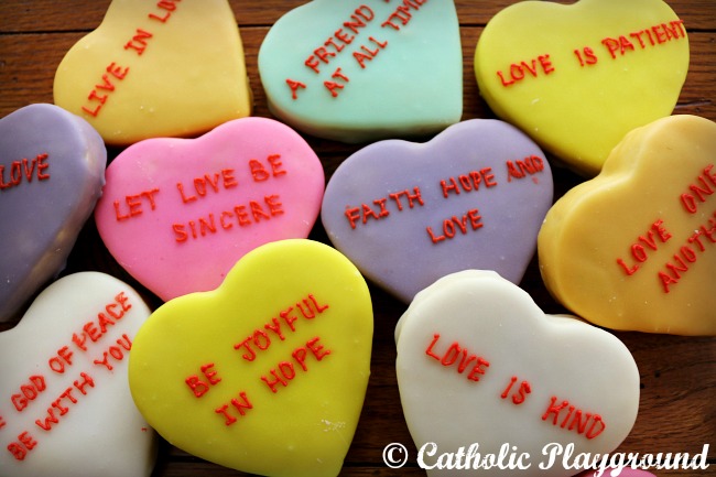 sweetheart scripture cookies