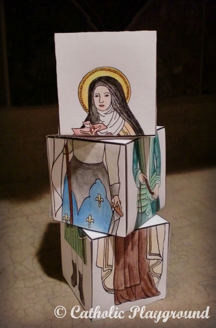 saint therese of lisieux puzzle blocks