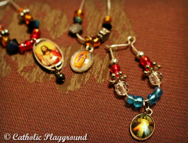 catholic wine charms