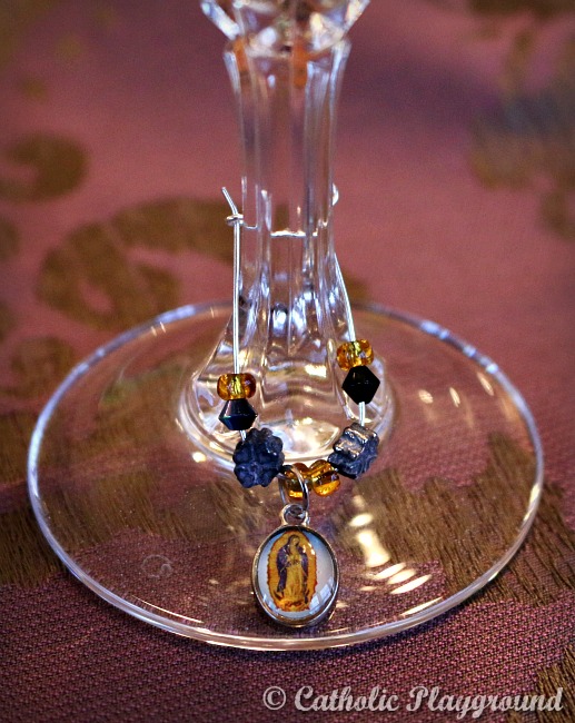 catholic wine charms