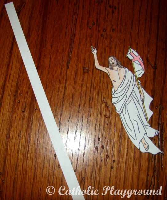Ascension pull tab paper craft – Catholic Playground